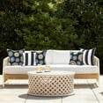 thumbnail image 4 of Outdoor Throw Pillows 18x18 Inch Waterproof Square Accent Pillows with Piping Fade Resistant Set of 2, 4 of 6