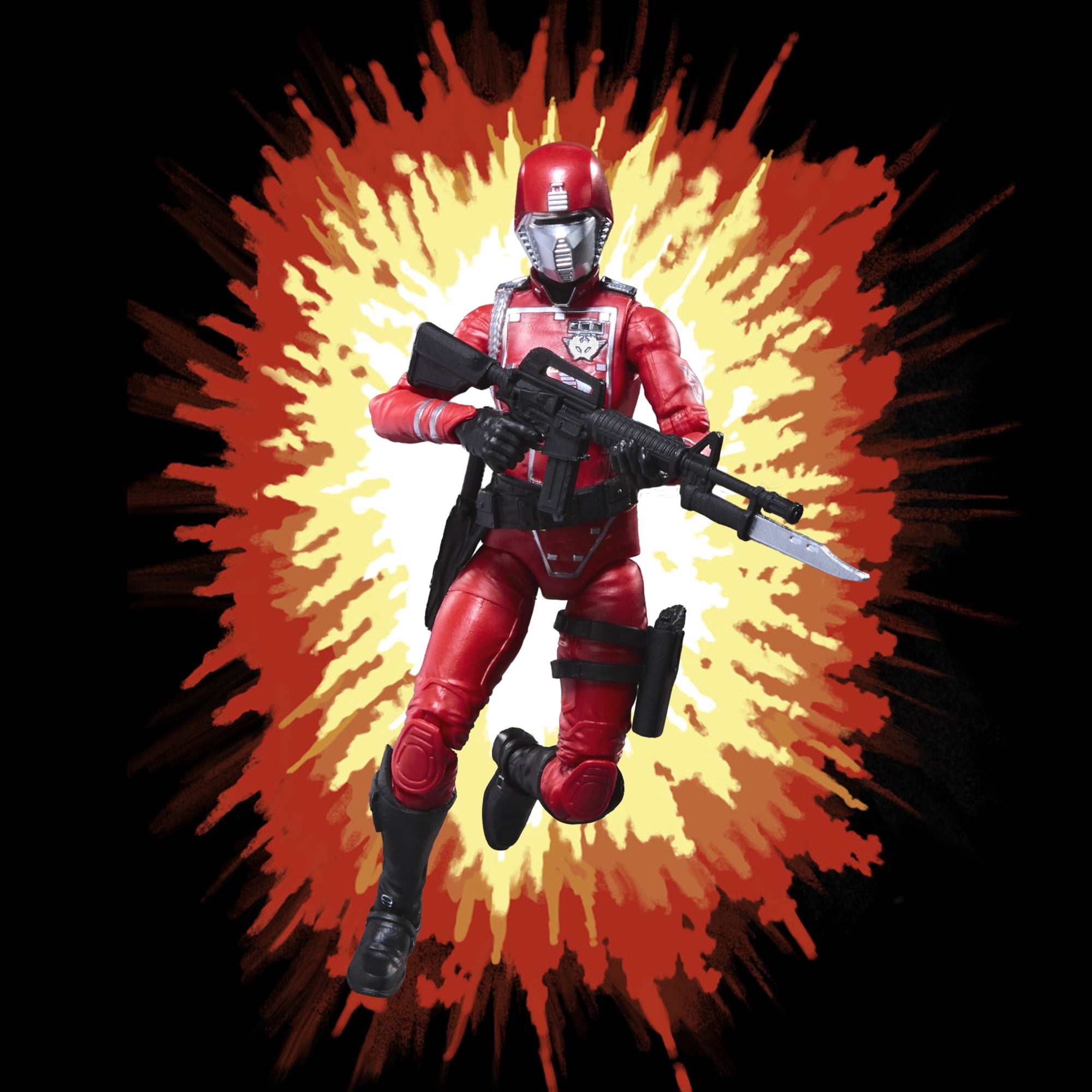 G.I. Joe Classified Series Retro Cardback, Crimson Guard, 6” Action Figure