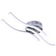 thumbnail image 2 of Bewildely Lámpara de techo de onda led Lámpara de techo en forma de trifurcado Luces colgantes LED minimalistas modernas 3 tiras de LED Iluminación y accesorios No.2 Bewildely HA025649-02, 2 of 6