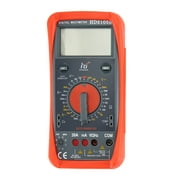 HD HD2105B Digital Multimeter Dmm Ammeter Voltmeter Ohmmeter Tester Multimeter Black-Red