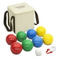 thumbnail image 1 of GoSports 90mm Bocce Set Outdoor Backyard Lawn Game Set with 8 Balls and Case, 1 of 6