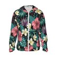 thumbnail image 2 of Lsque Green Tropical Leaves UPF 50+ Lightweight Sun Protection Men's Women's Long Sleeve Shirt, Hoodie Performance -Small, 2 of 9