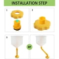 thumbnail image 4 of 15 pcs Drip Free Funnel for Automotive Fluids, Spill Proof Funnel Kit for Coolant, Oil and More, Coolant funnel kit, 4 of 5
