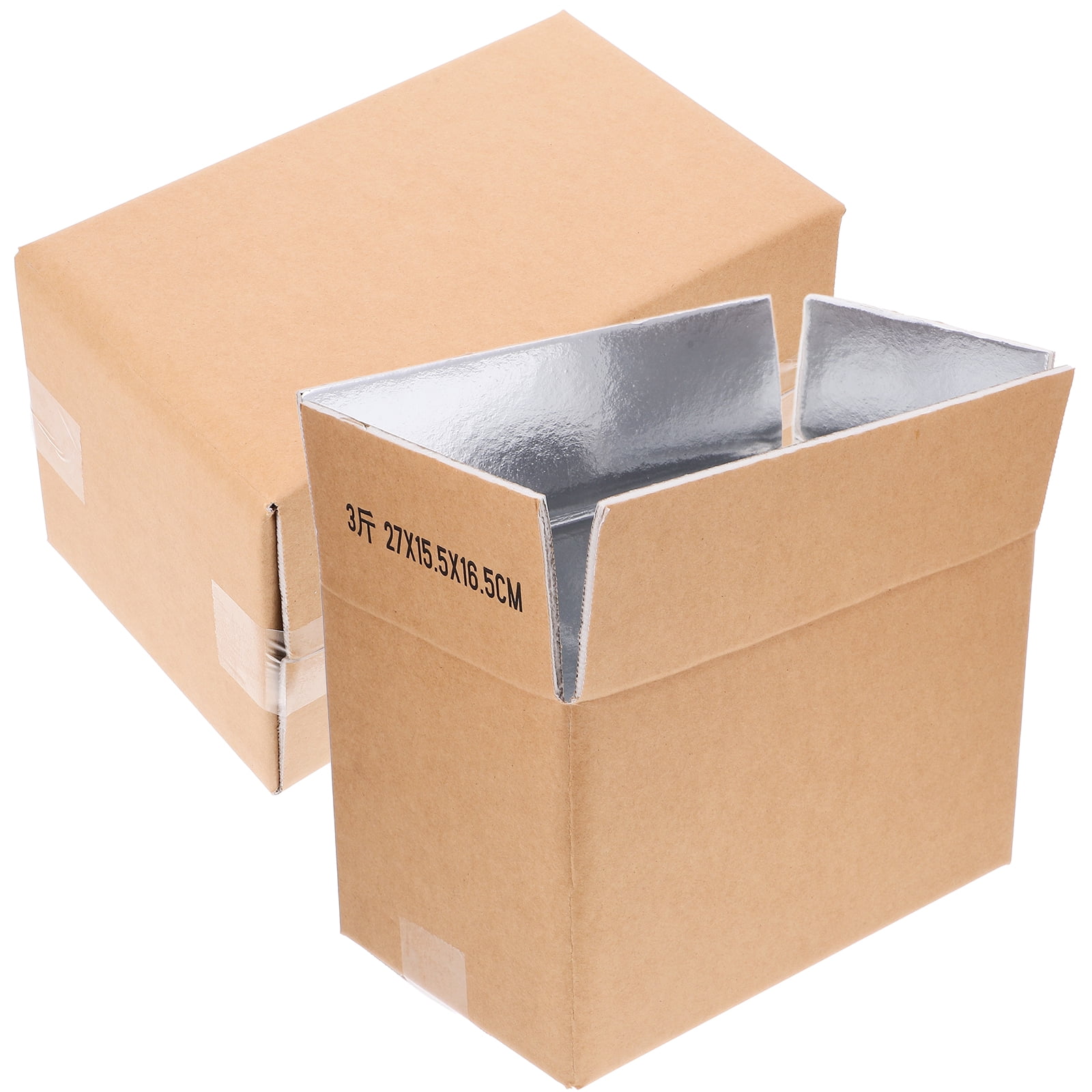 2-Pack Insulated Shipping Boxes with Foam Insulation for Temperature Control and Safe