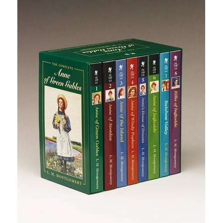 Anne of Green Gables, Complete 8-Book Box Set : Anne of Green Gables; Anne of the Island; Anne of Avonlea; Anne of Windy Poplar; Anne's House of Dreams; Anne of Ingleside; Rainbow Valley; Rilla of