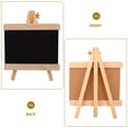 thumbnail image 3 of PENIKOKO Wooden Easel Stand Menu Board Rustic Display for Kitchen, Shops, Cafes - 1 Set, 3 of 8