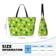 thumbnail image 4 of Sigee St Patrick's Day7 Print Extra Large Waterproof Beach Travel Bag with Zipper - Durable and Versatile for Vacation, Gym, and Daily Use, 4 of 7