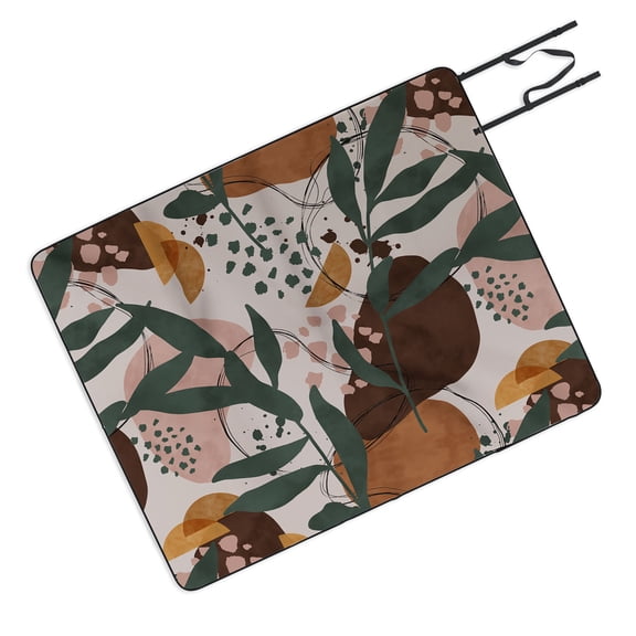 Society6 Marta Barragan Camarasa Abstract Nature Painting 89 Picnic Blanket