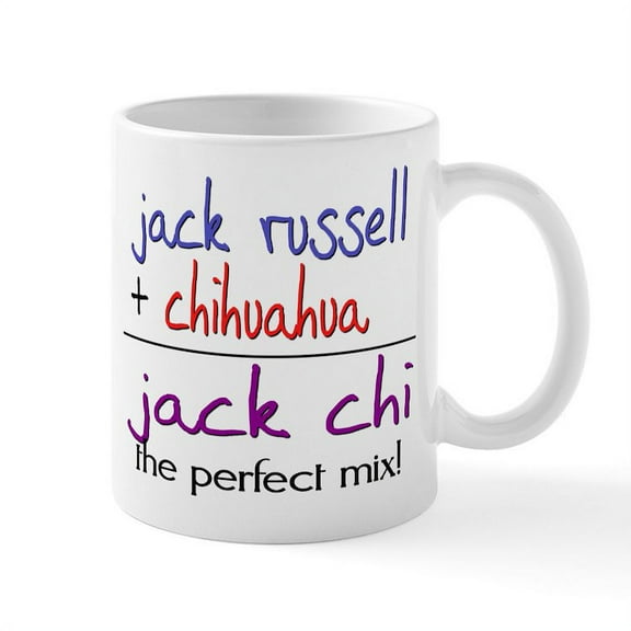 CafePress - Jack Chi PERFECT MIX Mug - 11 oz Ceramic Mug - Novelty Coffee Tea Cup
