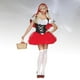 thumbnail image 4 of BRIGHTFUFU Vestido de Caperucita Roja Disfraz de Halloween Traje de fiesta para Masquerade Performance Cosplay (Rojo), 4 of 7