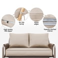 thumbnail image 4 of HONEY HOME Outdoor Loveseat Cushion Set, 48 x 24, Water Repellent, Fade Resistant, Couch love seat Filled with shredded sponge for added support, 4 of 6