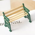 thumbnail image 5 of WEAVILUX miniature park bench Dollhouse Accessories Bamboo 1Pcs, 5 of 6