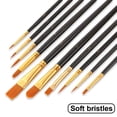 thumbnail image 2 of MUZHIYUA 20 Pcs Paint Brushes for Acrylic Painting Black, 2 of 7