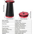 thumbnail image 2 of Night Cat Folding Stool For Camping Retractable Plastic Collapsible Stool Portable Lightweight Stool For Fishing Bbq Outdoors Indoors Kitchen Max Load, 2 of 5