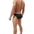 thumbnail image 4 of Xidunhg Men's Supersoft Modal Briefs Low Rise Lightweight Underwear Black/3pack 2XL, 4 of 8