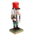 thumbnail image 2 of 1PC 20cm New Fat Soldier Wood Puppet Handmade Walnut Soldier Doll Decoration, 2 of 7