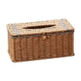 thumbnail image 1 of Elodie Paper Rope Tissue Box Boho Tissue Paper Holder for Washroom Bathroom Kitchen D, 1 of 8