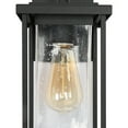 thumbnail image 5 of LNC Modern Black Outdoor Sconce with Glass Shade 1-Light Wall Lantern, 5 of 6