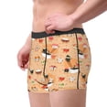 thumbnail image 2 of Pofeuu Funny Sushi Print Men’s Boxer Briefs, Moisture-Wicking Underwear, Regular,Trunk-XX-Large, 2 of 5