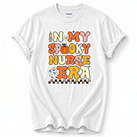 In My Spooky Nurse Era T-Shirt – Halloween Nurse Theme – Unisex Holiday Gift