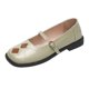thumbnail image 1 of 2022 primavera/verano punta cuadrada tacón cuadrado tacón bajo Colorblock mujeres Casual tacones altos dulces señoras zapatos planos Shoes37 Gao Jinjia LED, 1 of 2
