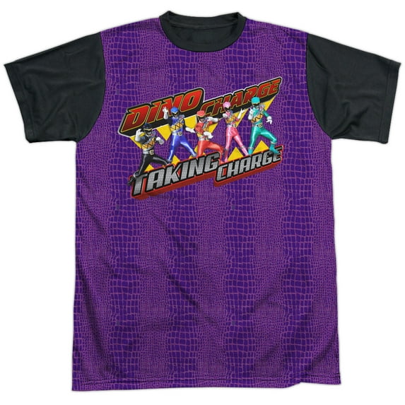 Power Rangers Taking Charge Unisex Adult Halloween Costume Sublimated T Shirt