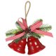 thumbnail image 1 of Cordón Navidad Jingle Bell Adorno colgante Rústico Decorativo Colgante de doble campana, 1 of 5