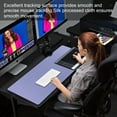thumbnail image 5 of Cmhoo Gaming Mouse Pad with Stitched Edges,[27.5X11.8IN] Non-Slip Rubber Base,Waterproof Computer Desk Mat for PC,Mac, Laptop-Thick Durable Surface for Office,Home,Work-70x30 LightpurpleW, 5 of 5