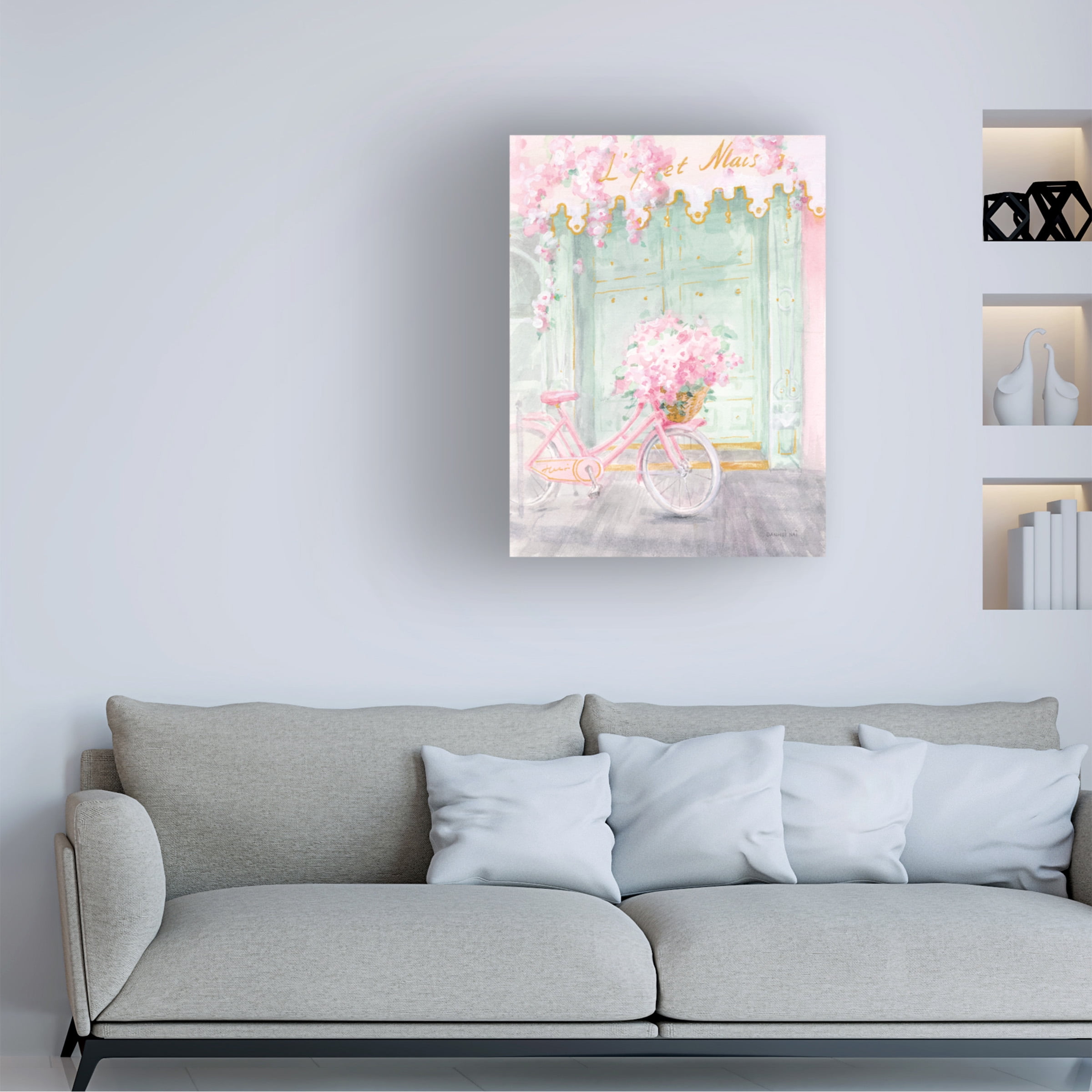 Danhui Nai 'Pastel Paris I' Canvas Art