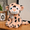 Light red, variant on Cheetah Stuffed Animal for Kids 8.66'' Soft Stuffed Plush Toy Valentine's Birthday Xmas Gifts-Yellow