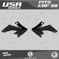 thumbnail image 4 of Kalair GFX Graphics Kit for Honda CRF50 (2013-2023) Usa Series, 4 of 5