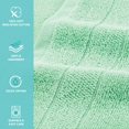 thumbnail image 2 of Arkwright Home Family Essentials Washcloths (Pack of 12), 12x12, Cotton, Green, 2 of 7