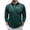 A-Green636, variant on Mens Polo Shirt Waffle Knit Textured Fabric Denim Collar Tops With Patch Chest Pocket Relaxed Fit Tees