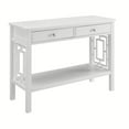 thumbnail image 2 of Linon Whitley Two-Drawer Console Table, Multiple Finishes, 2 of 11