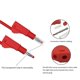 thumbnail image 2 of 2Pcs Multi-meter Test Leads Cable Jumper Wire Line Security 4mm Banana Plug Retractable Test Tool Re, 2 of 5