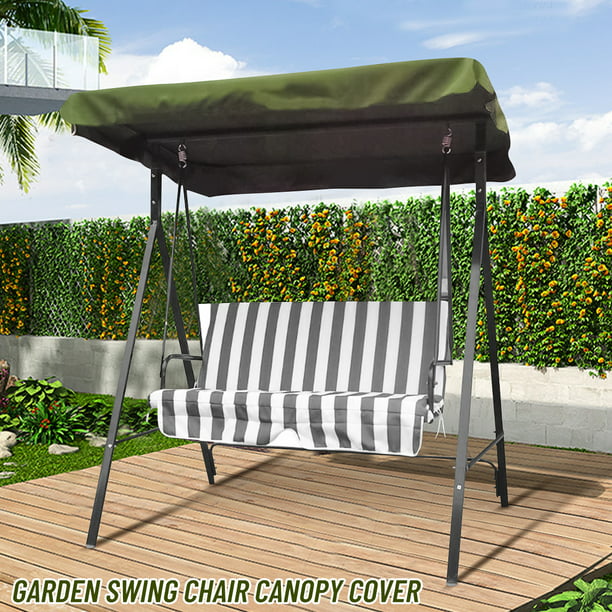 Garden Swing Chair Canopy Cover 2 3 Seater Patio Top For Outdoor Hammock Bench Bed Seat Waterproof Anti Uv Com - Garden Swing Bench Seat Cover