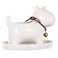thumbnail image 1 of Dog Succulent Planter With Tray Saucer Fun Animals Ceramic Plant Pot Flower Vase, 1 of 6