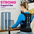 thumbnail image 5 of Back Brace for Women Men Posture Corrector, Improve Posture Lumbar Support Shoulder Lower Upper Back Pain Relief, 5 of 8