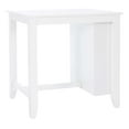 thumbnail image 4 of Linon Nico Wood Counter Height Wood Space Saving Table 3 Shelves in White Paint, 4 of 10
