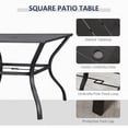 thumbnail image 4 of Outsunny 5-Piece Outdoor Patio Dining Set, Brown, 4 of 10