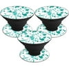 MightySkins POSOCK-Teal Splatter Skin Decal Wrap for Sticker, Teal Splatter - Pack of 3
