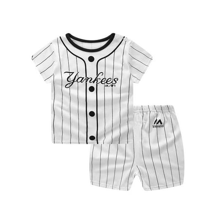 OUMY Baby Boys Summer Short Sleeve T-shirt Tops+Short Pants Outfit