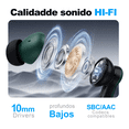 thumbnail image 3 of Audífonos Bluetooth Belug  Gamer Inalámbricos Verde, 3 of 5