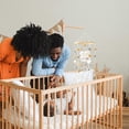 thumbnail image 4 of Wind chimes, wood with felt balls cloud girl bed bell hanging for crib (white), 4 of 5