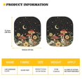 thumbnail image 5 of Yuyamidu Mushroom Sun Shade for Car Windshield Sunflower Car Sun Shade Windshield Daisy Automotive Sun Visor Vehicle Accessories 2 Packs Universal Car Sun Shade Heat Protection, 5 of 5