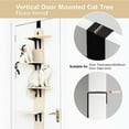Mewoofun Cat Climber Shelves Door Mounted Cat Tree,4Level Door Hanging