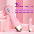 thumbnail image 2 of Birdsexy Mini Vibrator Sex Toys for Women,Female G-Spot Clitoris Stimulator Massager AV Vibrator Partners Toy for Women,10 Vibrating Modes Rechargeable Small Vibrators,Pink, 2 of 12