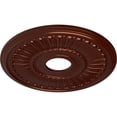 thumbnail image 3 of Ekena Millwork 16"OD x 3 5/8"ID x 3/4"P Melonie Ceiling Medallion (Fits Canopies up to 6 3/8"), Hand-Painted Antique Copper, 3 of 6