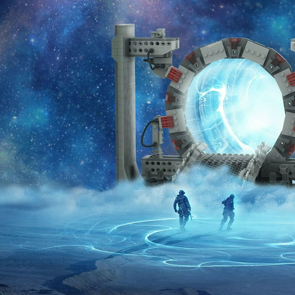 MOC-95538 Model Building Blocks Set for SG-1 Gateroom Space MOC Bricks Toys Gift 1132pcs