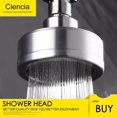 thumbnail image 2 of Space Aluminum Round Water Saving Shower Head With Shower Filter Detachable Can Be Cleaned, 2 of 5